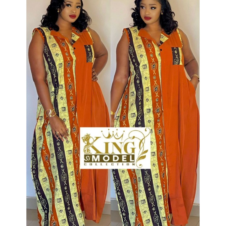 Robe africaine décontractée