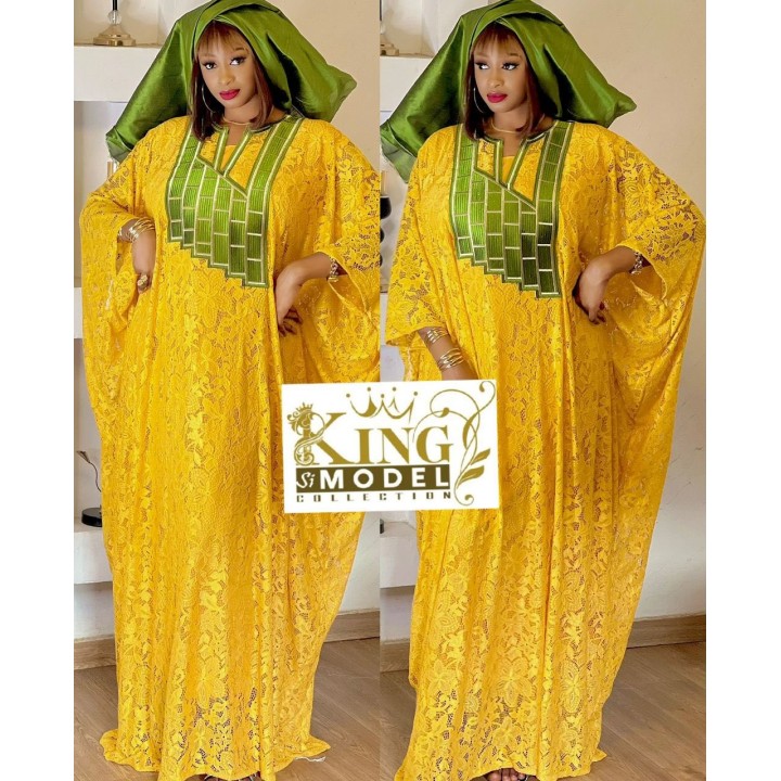 Magnifique boubou  en tissu léger